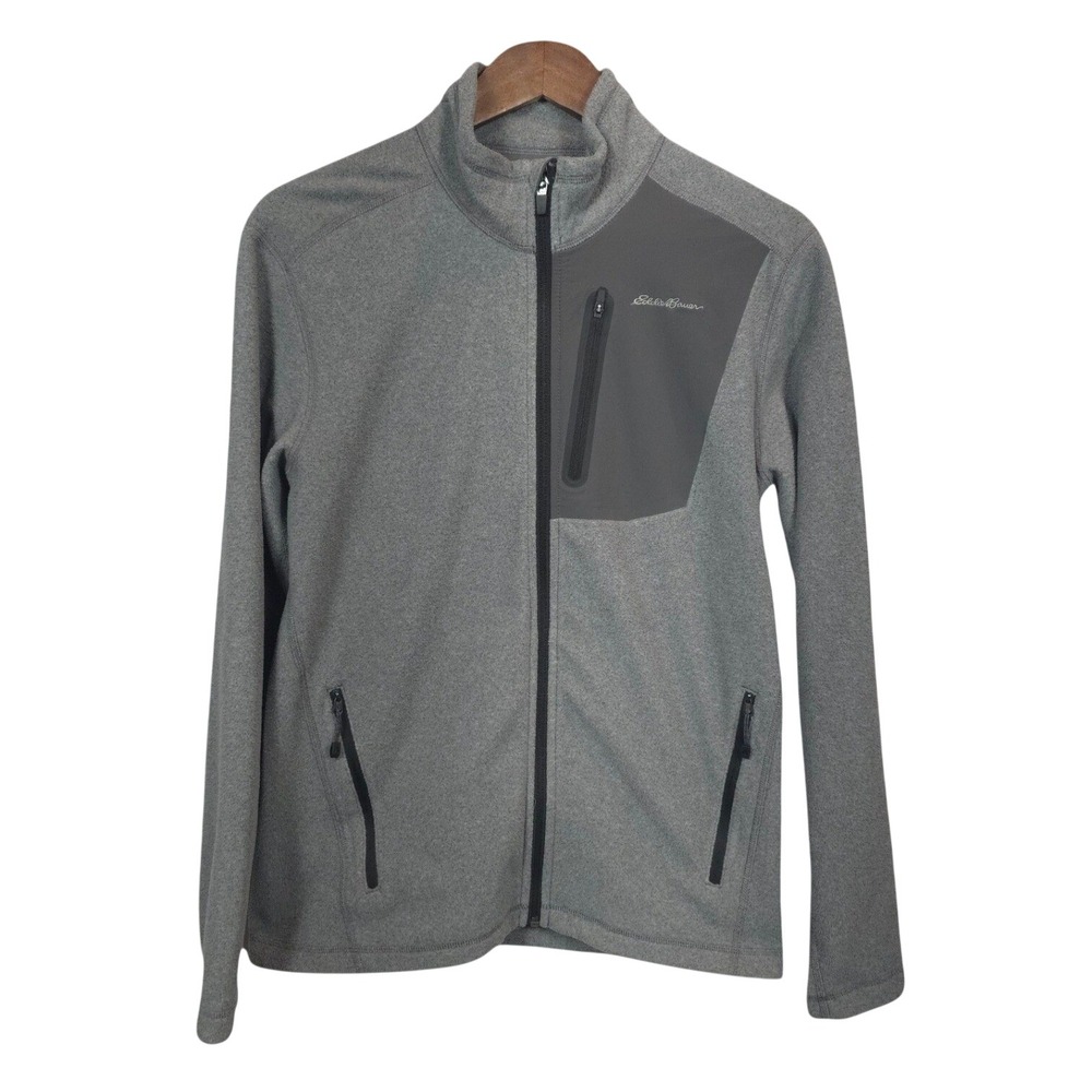 Eddie Bauer Jacket Size Small Fleece Zip Up First Ascent Pockets Outdoors